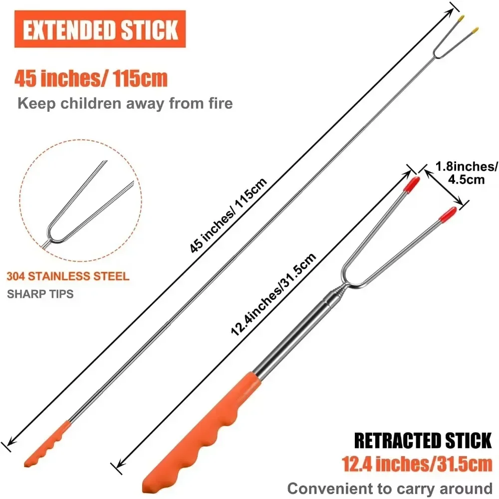 Yeni BARBEKÜ Çatalları Telesko - Corn Dog Stick incelemesi ve fiyatı